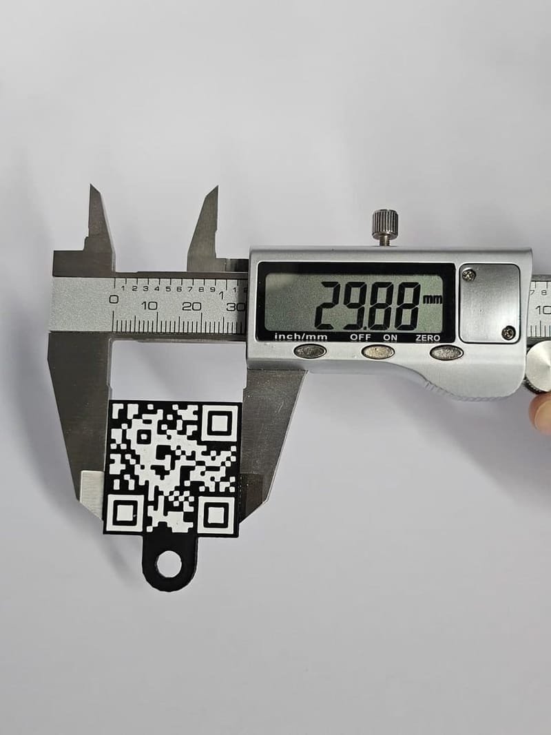 Código QR funcional impreso en 3D