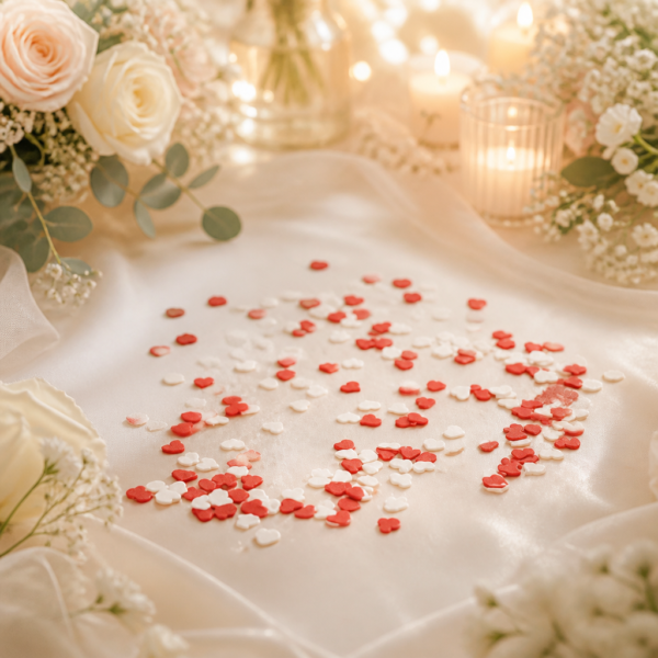 Confeti de corazones para bodas (mini corazones)
