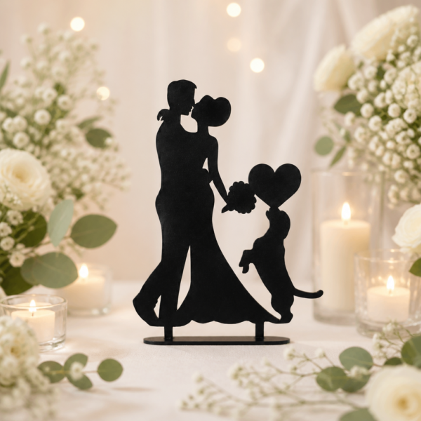 Adorno de novios para tarta de boda