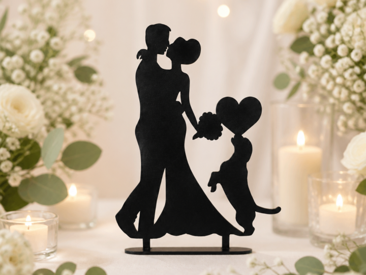 Adorno de novios para tarta de boda