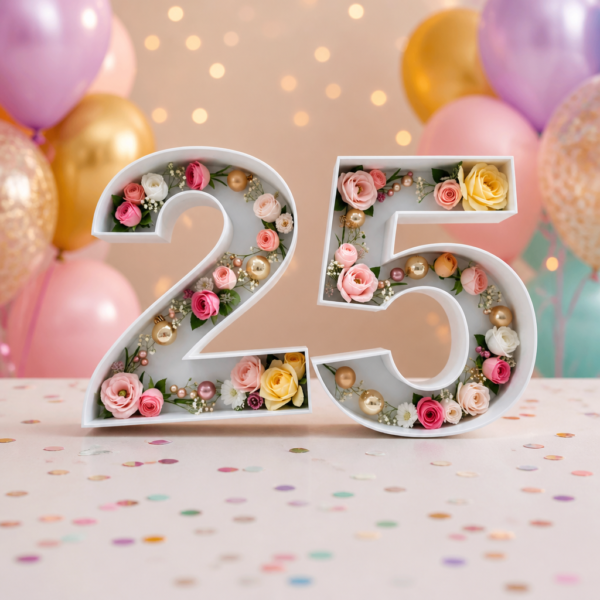 Números decorativos para tartas
