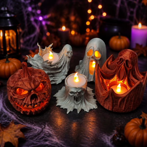 Set de velas LED «malditas» (5 uds)