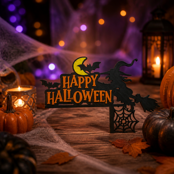 Bruja para esquina de puerta (Halloween)